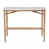 Moe's Home Collection Harbor Desk in Natural Oak - Front Angle