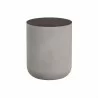 Sunpan Diaz End Table in Grey-Wood Grain Brown - Front Angle - Sunpan Diaz End Table in Grey-Wood Grain Brown - Front Angle