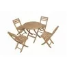 Anderson Teak Chester Alabama 5-Pieces Bistro Set 3 - Anderson Teak Chester Alabama 5-Pieces Bistro Set 3