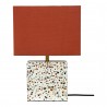Moe's Home Collection Terrazzo Square Table Lamp - Front Angle