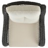 Manhattan Comfort Fruttuo Swivel Steel Rattan 3-Piece Patio Conversation Set with Cushions in Cream Top