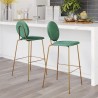 Odessa Barstool in Green & Gold-Lifestyle 2
