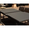 Whiteline Modern Living Alum Indoor / Outdoor Extendable Dining Table