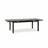 Whiteline Modern Living Alum Indoor / Outdoor Extendable Dining Table - Whiteline Modern Living Alum Indoor / Outdoor Extendable Dining Table