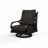 Monterey Swivel Rocker in Spectrum Carbon w/ Self Welt - Front Side Angle