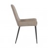 Sunpan Iryne Dining Chair in Bounce Stone - Set of Two - Side Angle