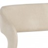 Sunpan Madura Banquette Polo Club Muslin-Bravo Cream - Seat Closeup Top Angle