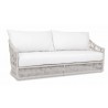 Dana Rope Sofa in Linen Canvas w/ Self Welt - Front Side Angle