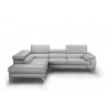 J&M Furniture Olivia Premium Leather Sectional In Left / Right Facing Chaise 003