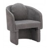 Olya Accent Chair Truffle in Gray- front view 2