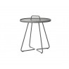 Cane-Line On-The-Move Side Table, Large Light Gray