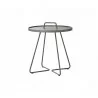 Cane-Line On-The-Move Side Table, Large Light Gray - Cane-Line On-The-Move Side Table, Large Light Gray