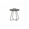 Cane-Line On-The-Move Side Table, Small Black - Cane-Line On-The-Move Side Table, Small Black