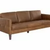 Sunpan Karmelo Sofa Cognac Leather - Front Side Angle - Sunpan Karmelo Sofa Cognac Leather - Front Side Angle