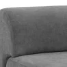 Sunpan Harmony Modular Armless Chair in Danny Dark Grey - Closeup Top Angle - Sunpan Harmony Modular Armless Chair in Danny Dark Grey - Closeup Top Angle