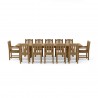 Anderson Teak 13-pc Chelsea Rectangular Double Extension Dining Table Set