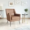 Zuo Modern Ontario Accent Chair Vintage Brown - Lifestyle - Zuo Modern Ontario Accent Chair Vintage Brown - Lifestyle