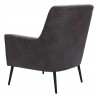 Zuo Modern Ontario Accent Chair Vintage Black- Back-side View