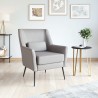 Zuo Modern Ontario Accent Chair Vintage Gray- Lifestyle