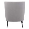 Zuo Modern Ontario Accent Chair Vintage Gray- Back View