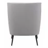 Zuo Modern Ontario Accent Chair Vintage Gray- Back View - Zuo Modern Ontario Accent Chair Vintage Gray- Back View