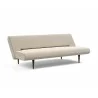 Innovation Living Unfurl Sofa in Blida Sand Grey - Angled View - Innovation Living Unfurl Sofa in Blida Sand Grey - Angled View