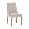 Sunpan Rosine Dining Chair - Effie Flax - Set of Two - Front Side Angle