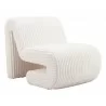 Opam Accent Chair in White- Side view 2 - Opam Accent Chair in White- Side view 2