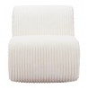 Opam Accent Chair in White- back view 2