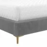 Sunpan Harris Bed Casablanca Storm in Full / Queen / King - Base Angle - Sunpan Harris Bed Casablanca Storm in Full / Queen / King - Base Angle