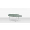 DecoScape Organic Leaf Nesting Table - Angled View