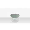 DecoScape Organic Leaf Nesting Table - Front View