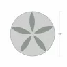 DecoScapes Organic Sand Dollar 48" Diameter Dining Table - Table Top View Dimensions - DecoScapes Organic Sand Dollar 48" Diameter Dining Table - Table Top View Dimensions