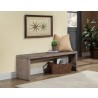 Alpine Furniture Fiji Bench in Weathered Grey - Lifestyle 3