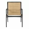 Woodard Orion Padded Sling Dining Armchair - Front - Woodard Orion Padded Sling Dining Armchair - Front