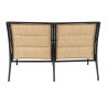 Woodard Orion Padded Sling Armless Love Seat - Back