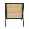 Woodard Orion Padded Sling Armless Lounge Chair - Back - Woodard Orion Padded Sling Armless Lounge Chair - Back