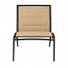 Woodard Orion Padded Sling Armless Lounge Chair - Front
