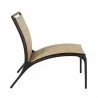 Woodard Orion Padded Sling Armless Lounge Chair - Side - Woodard Orion Padded Sling Armless Lounge Chair - Side
