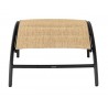 Woodard Orion Padded Sling Ottoman - Front