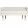 Sunpan Sammy Bench Cream Sky - Front Angle - Sunpan Sammy Bench Cream Sky - Front Angle