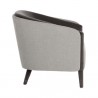 Sunpan Sheva Lounge Chair Erndst Sandstone-Meg Ash - Side Angle