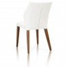 Essentials For Living Oslo Dining Chair - Alabaster - Back Angled