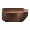 Moe's Home Collection Conga Coffee Table in Copper - Closeup Angle - Moe's Home Collection Conga Coffee Table in Copper - Closeup Angle