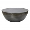 Moe's Home Collection Conga Coffee Table in Antique Zinc - Front Angle