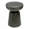 Moe's Home Collection Arthur Accent Table - Antique Zinc - Front Top Angle - Moe's Home Collection Arthur Accent Table - Antique Zinc - Front Top Angle