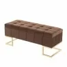 LumiSource Midas Bench - Brown Velvet - LumiSource Midas Bench - Brown Velvet