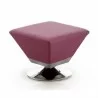 Manhattan Comfort Diamond Swivel Ottoman Set of 7 in Multi Colors of Purple - Manhattan Comfort Diamond Swivel Ottoman Set of 7 in Multi Colors of Purple