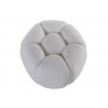 Nest Ottoman Stool in White-top view