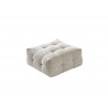 Cloud Ottoman in Beige-side view 2